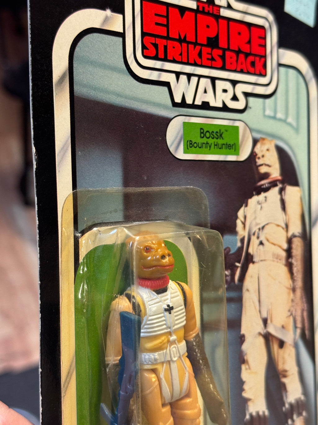 Bossk ESB 41D 7232 (Vintage Star Wars, Kenner) SEALED/CRACKED BUBBLE (Copy) product image 9, provided for visual reference