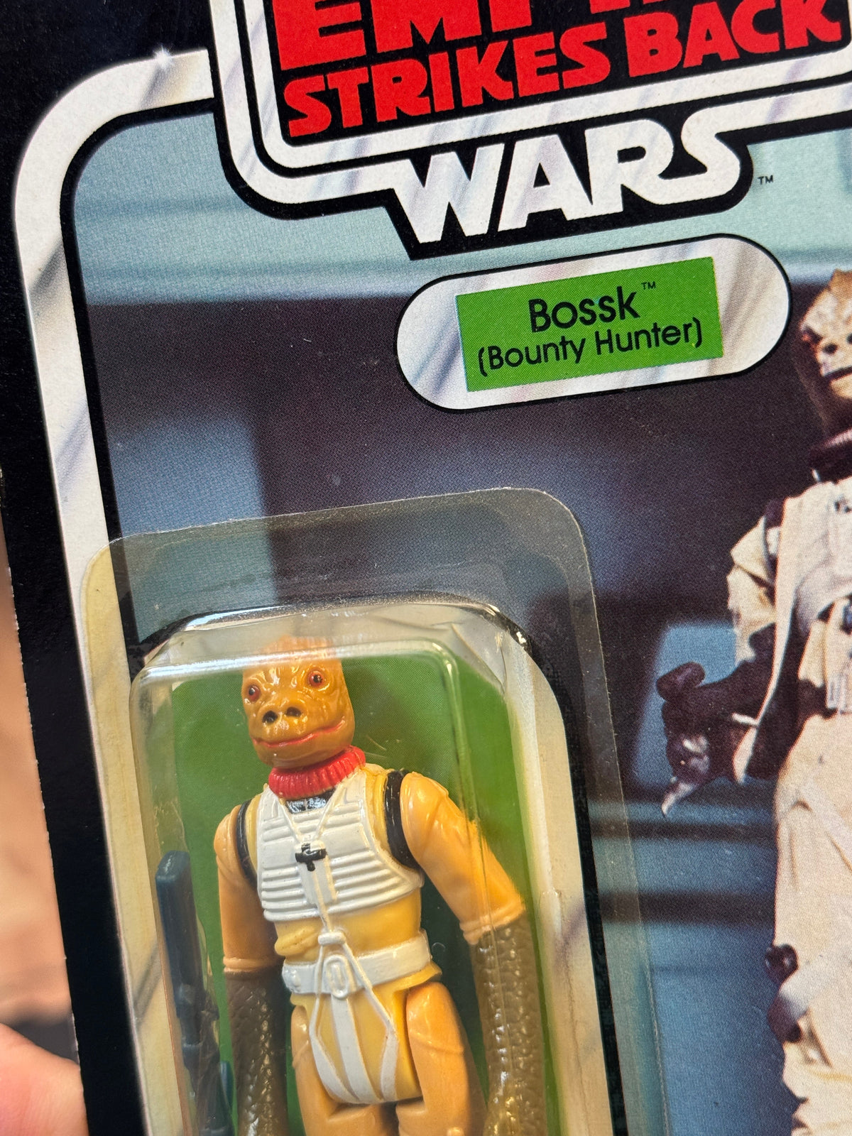 Bossk ESB 41D 7232 (Vintage Star Wars, Kenner) SEALED/CRACKED BUBBLE (Copy) product image 8, provided for visual reference
