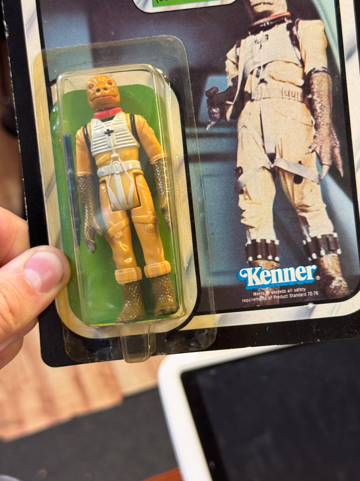 Bossk ESB 41D 7232 (Vintage Star Wars, Kenner) SEALED/CRACKED BUBBLE (Copy) product image 7, provided for visual reference