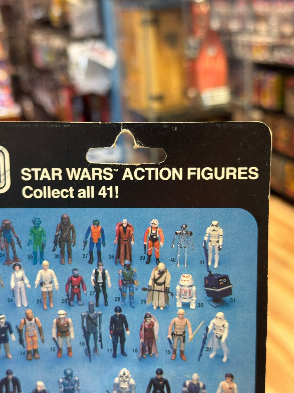 Bossk ESB 41D 7232 (Vintage Star Wars, Kenner) SEALED/CRACKED BUBBLE (Copy) product image 2, provided for visual reference
