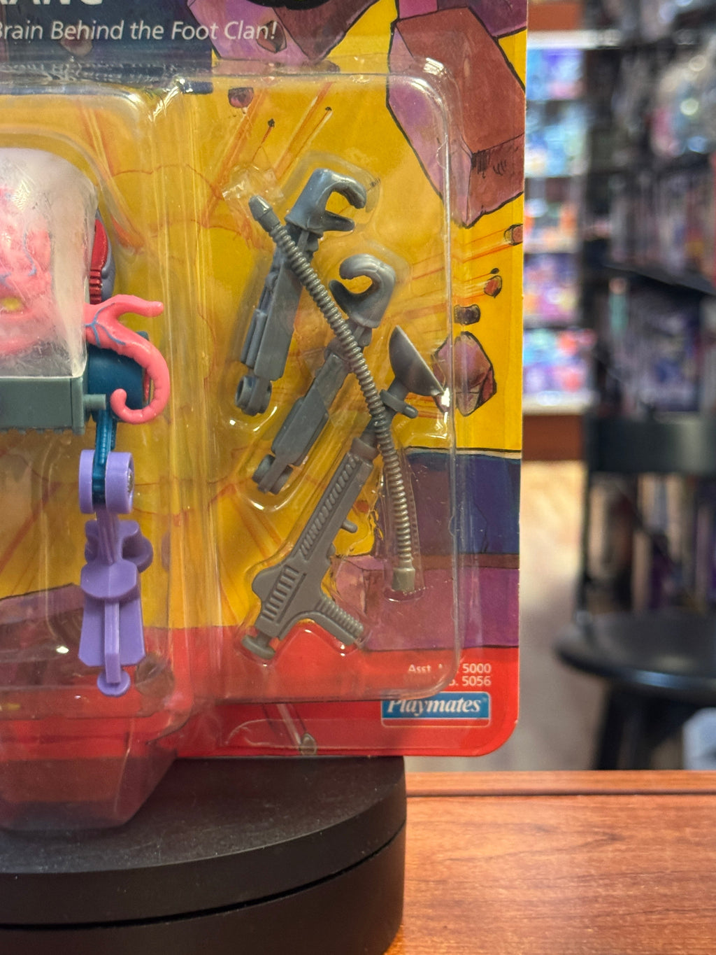 Krang with Walker 14 Back (Vintage TMNT Ninja Turtles, Playmates) SEALED product image 4, provided for visual reference and