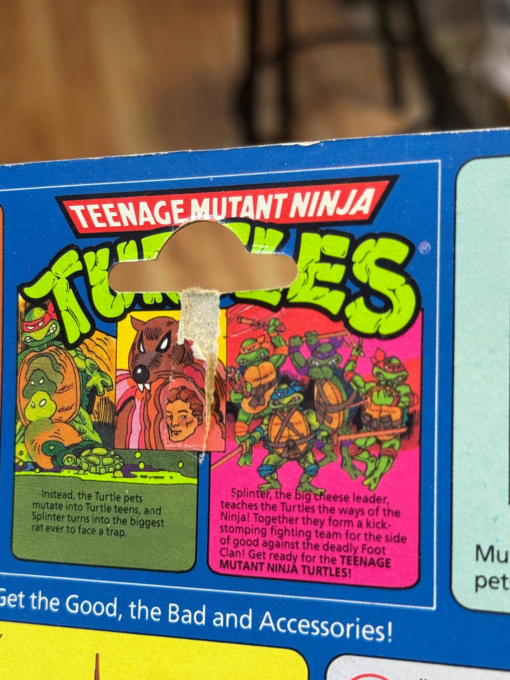 Krang with Walker 14 Back (Vintage TMNT Ninja Turtles, Playmates) SEALED product image 10, provided for visual reference and