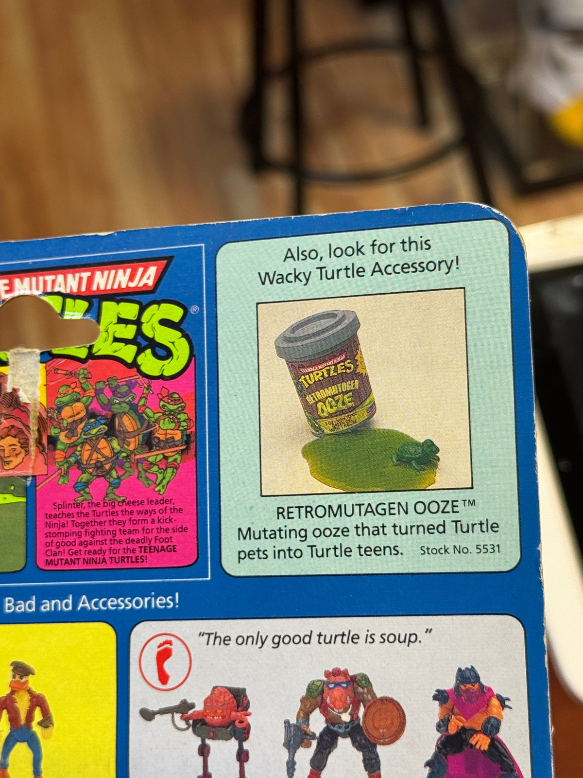 Krang with Walker 14 Back (Vintage TMNT Ninja Turtles, Playmates) SEALED product image 11, provided for visual reference and