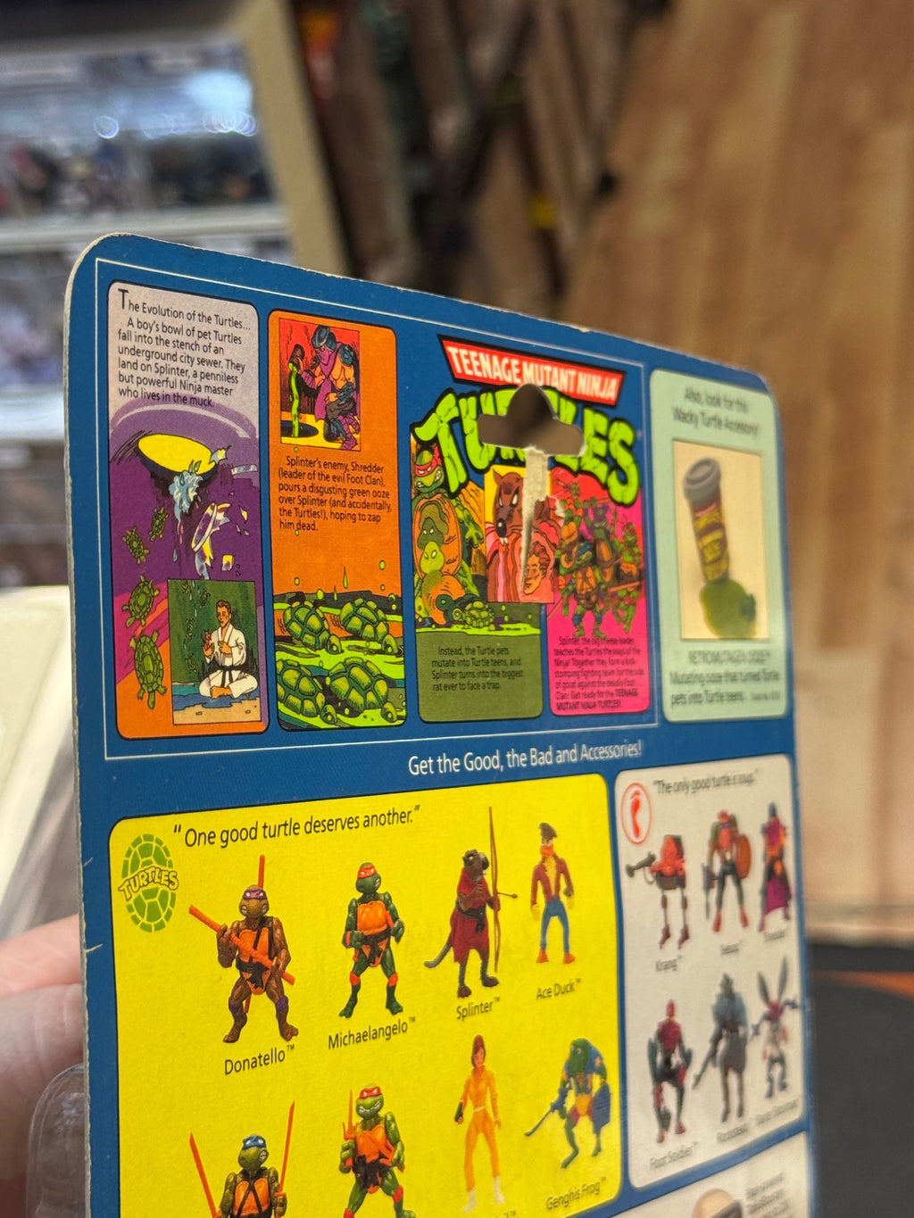 Krang with Walker 14 Back (Vintage TMNT Ninja Turtles, Playmates) SEALED product image 14, provided for visual reference and