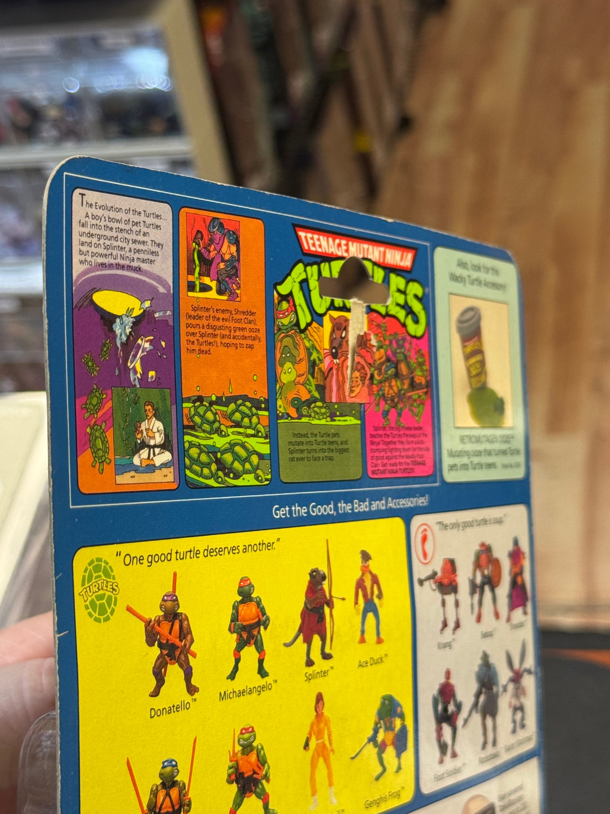 Krang with Walker 14 Back (Vintage TMNT Ninja Turtles, Playmates) SEALED product image 14, provided for visual reference and