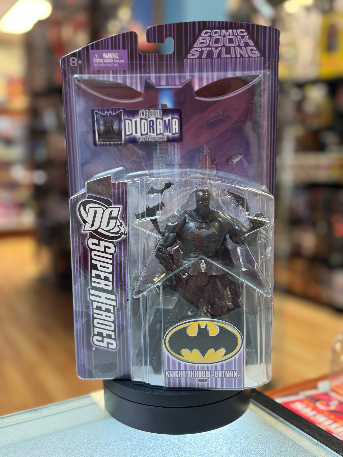 Knight Shadow Batman (DC Superheroes, Mattel) SEALED product image 1, provided for visual reference and product detail review