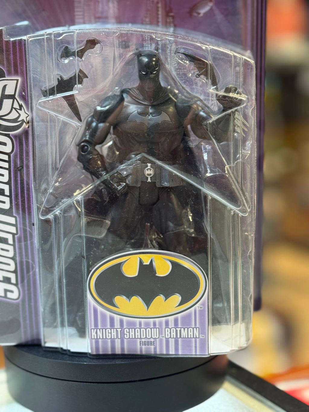 Knight Shadow Batman (DC Superheroes, Mattel) SEALED product image 8, provided for visual reference and product detail review