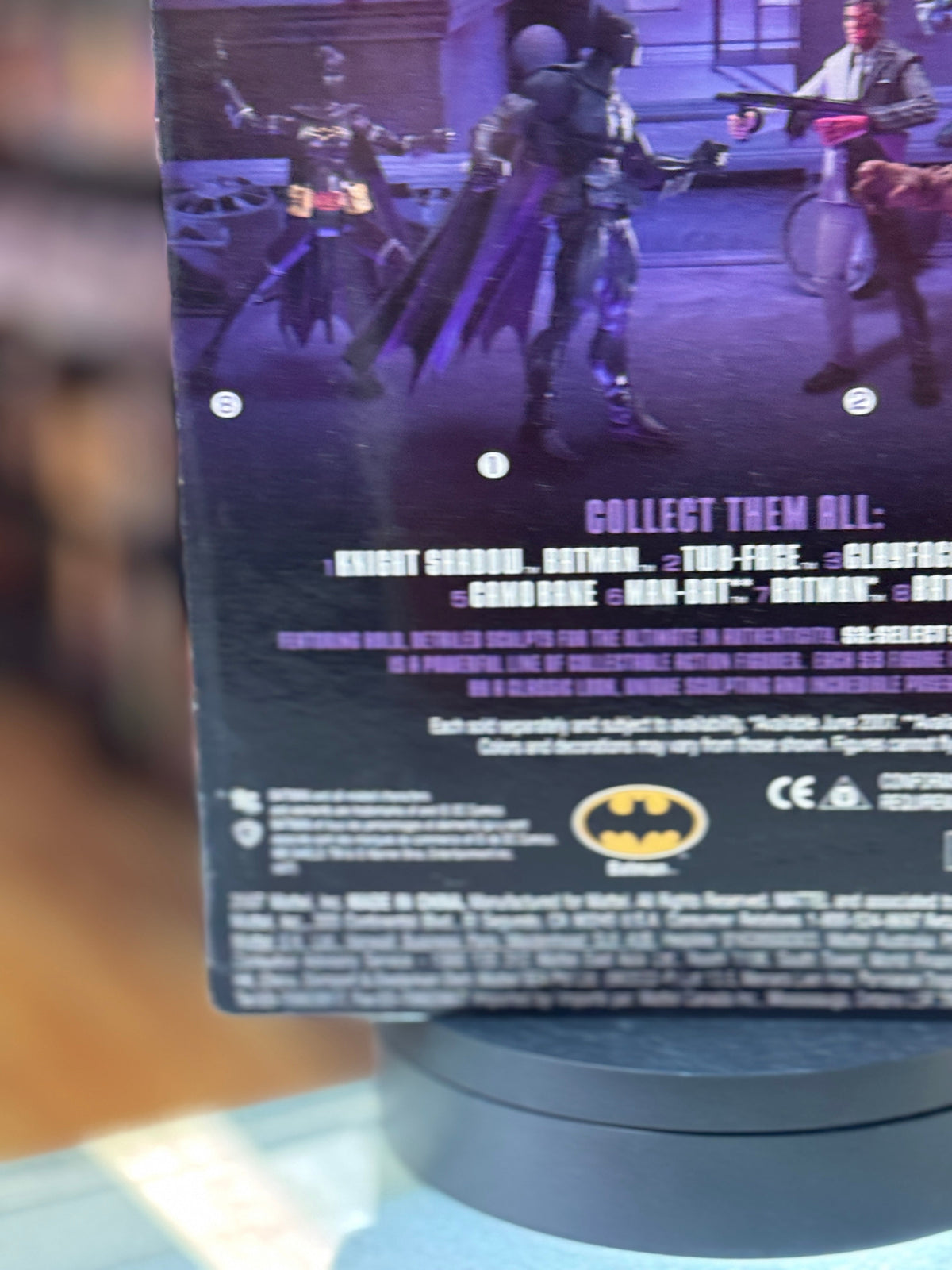 Knight Shadow Batman (DC Superheroes, Mattel) SEALED product image 2, provided for visual reference and product detail review