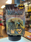 Batman & Nightwing 2 Pack (Batman Animated Series, Mattel) SEALED product image 1, provided for visual reference and product