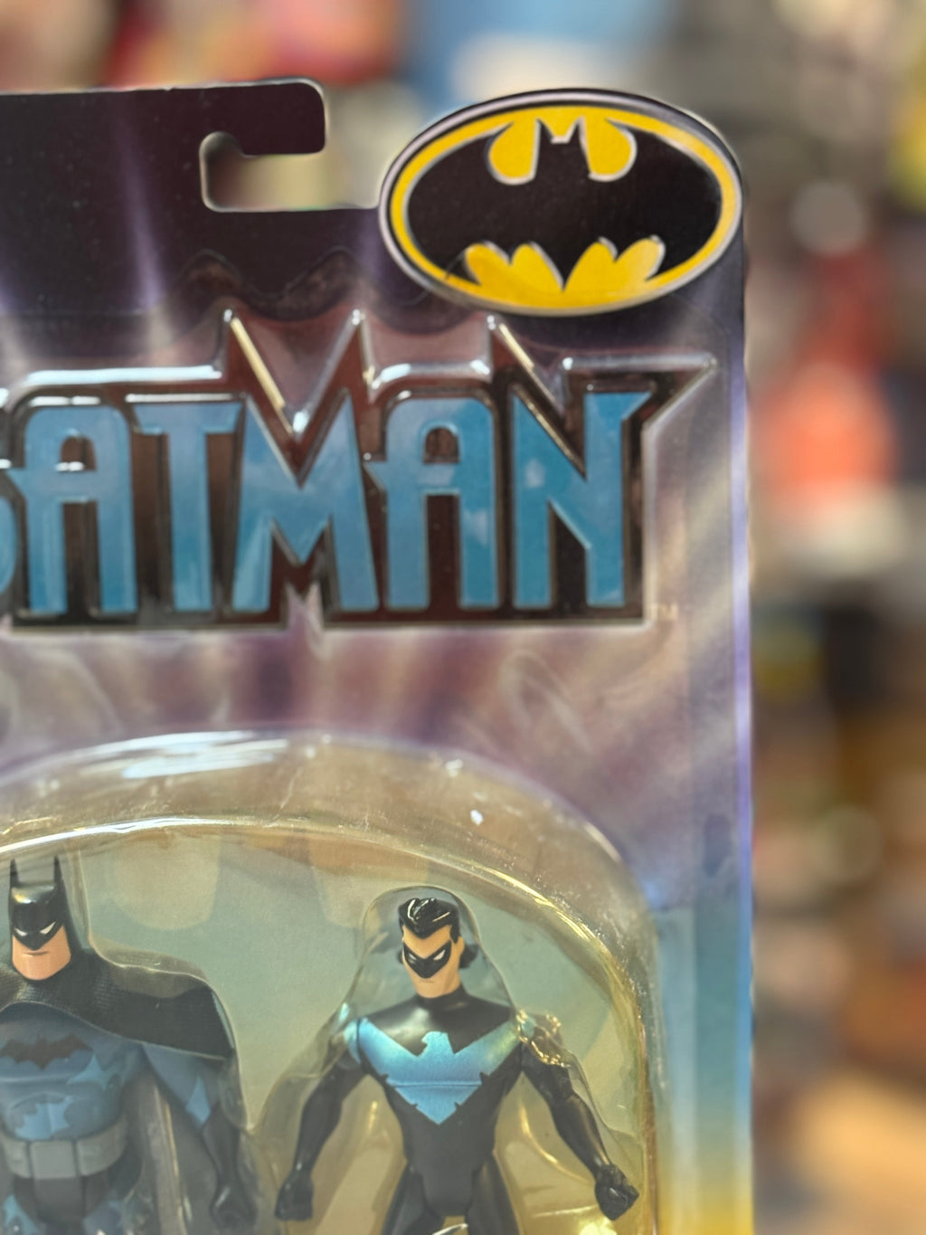 Batman & Nightwing 2 Pack (Batman Animated Series, Mattel) SEALED product image 9, provided for visual reference and product
