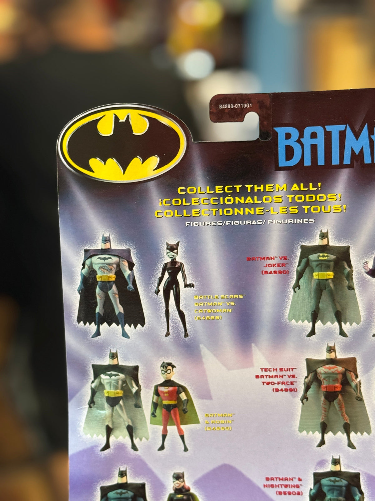 Batman & Nightwing 2 Pack (Batman Animated Series, Mattel) SEALED product image 5, provided for visual reference and product