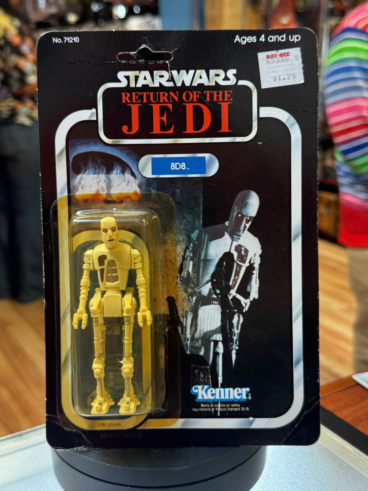 8D8 Droid ROTJ 77B (Vintage Star Wars, Kenner) SEALED product image 1, provided for visual reference and product detail
