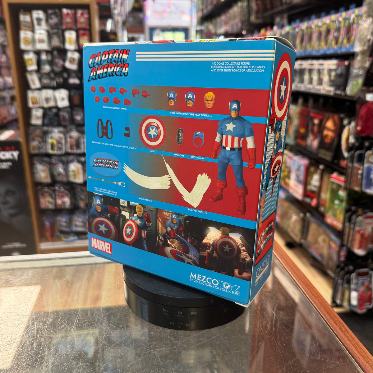 Captain America One:12 (Marvel, Mezcon) NEW product image 6, provided for visual reference and product detail review