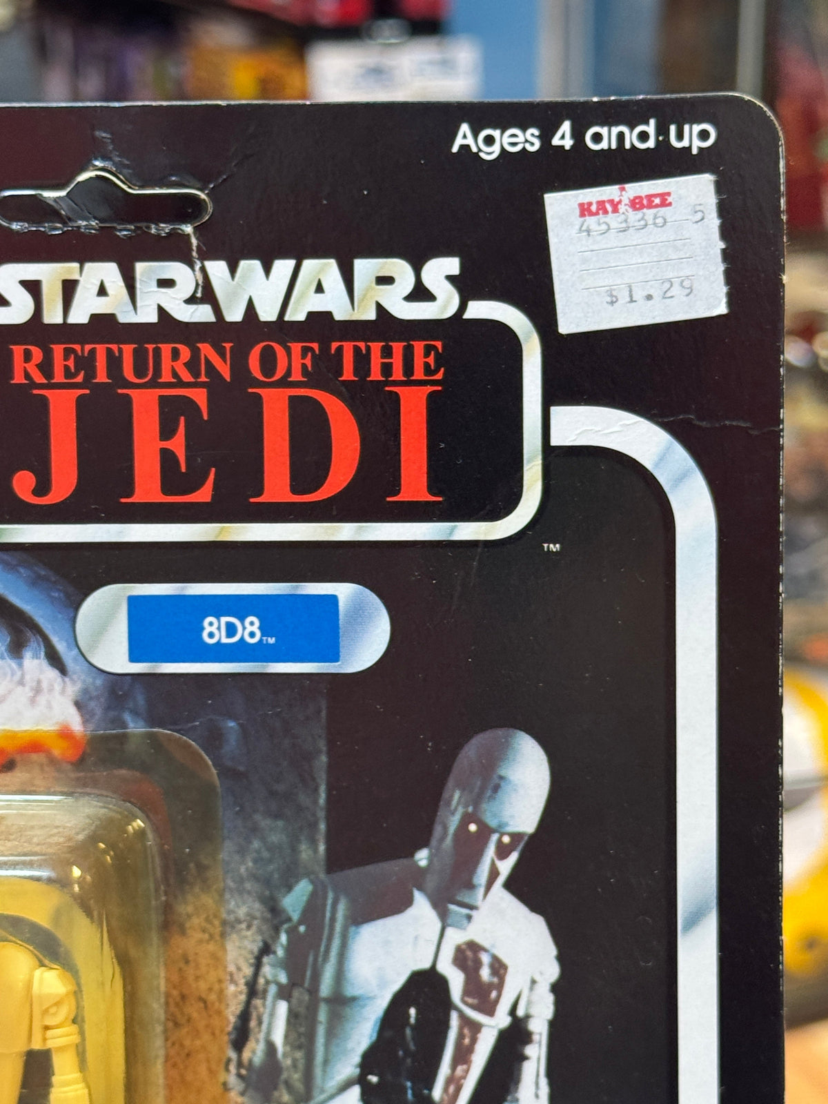 8D8 Droid ROTJ 77B (Vintage Star Wars, Kenner) SEALED product image 16, provided for visual reference and product detail