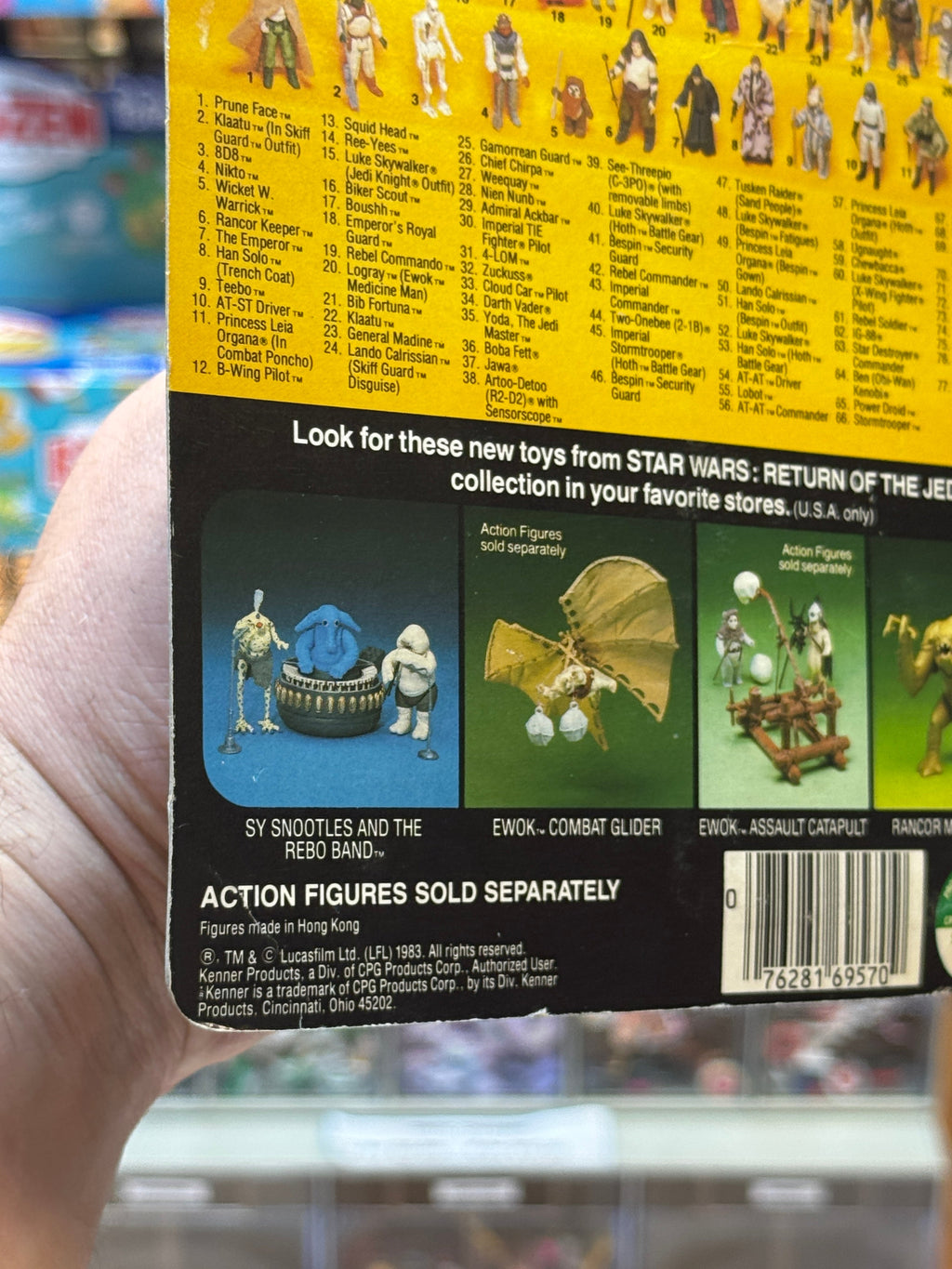 8D8 Droid ROTJ 77B (Vintage Star Wars, Kenner) SEALED product image 3, provided for visual reference and product detail