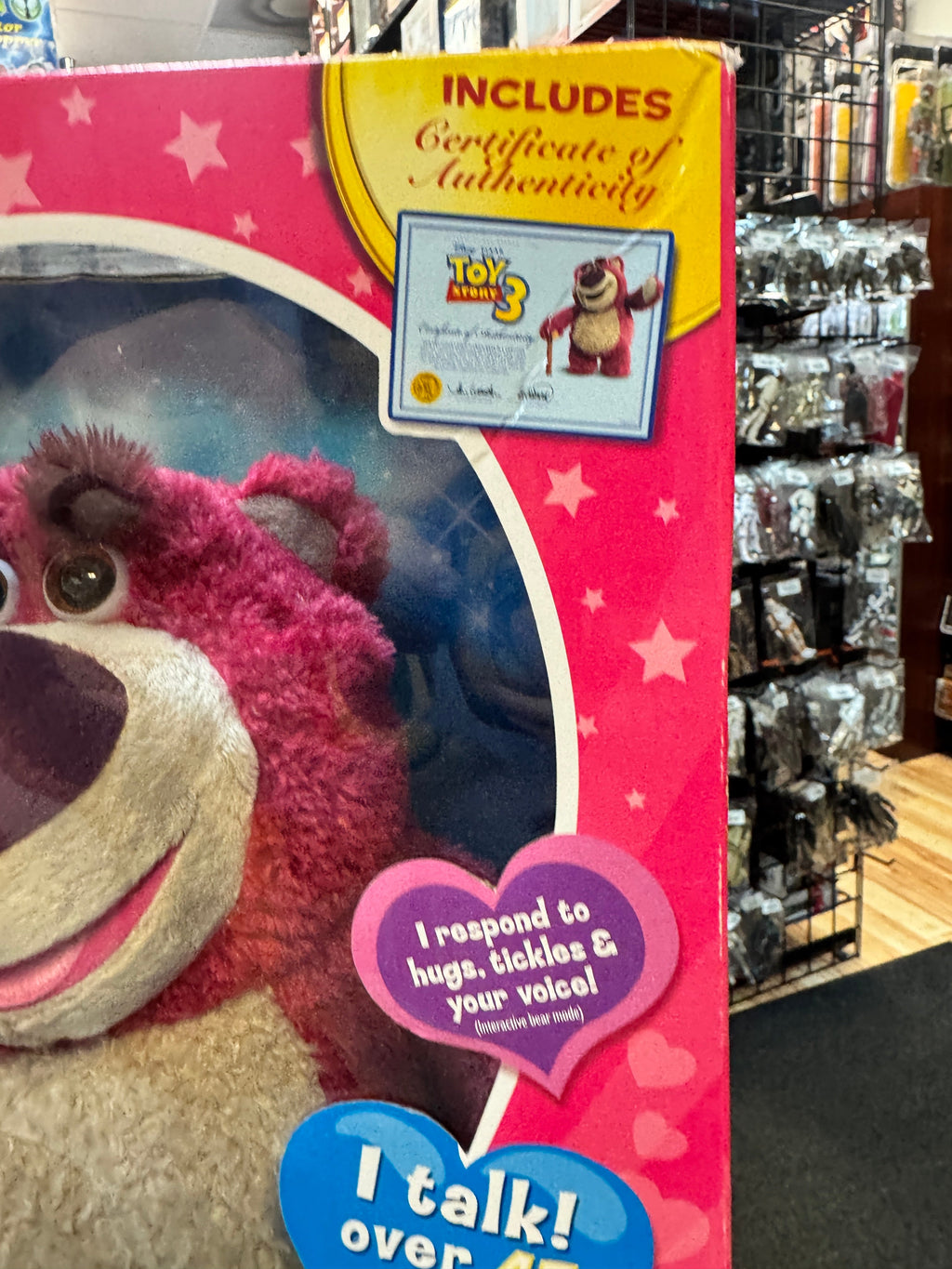 Lotso Hugging Bear (Vintage Toy Story, Thinkway) **NEW** product image 14, provided for visual reference and product detail