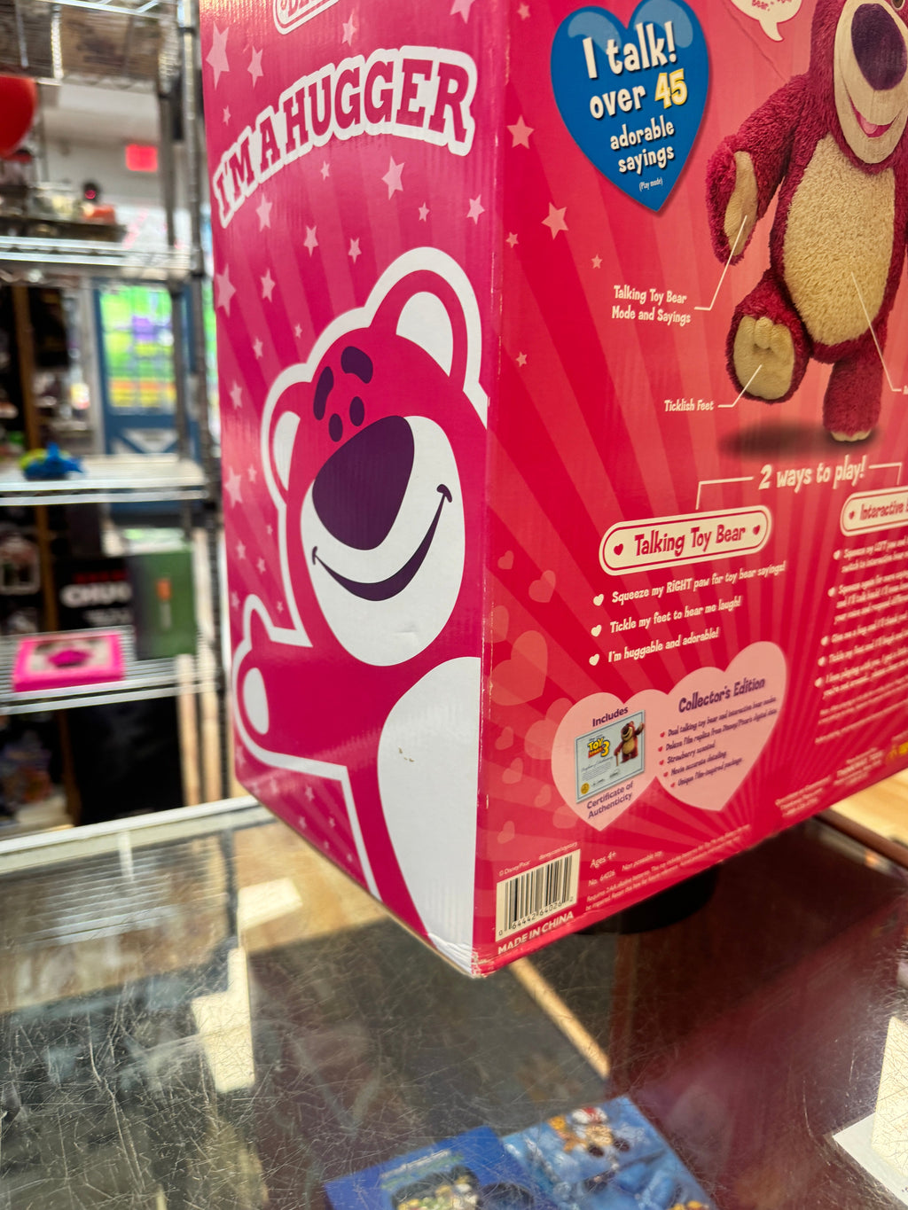 Lotso Hugging Bear (Vintage Toy Story, Thinkway) **NEW** product image 9, provided for visual reference and product detail
