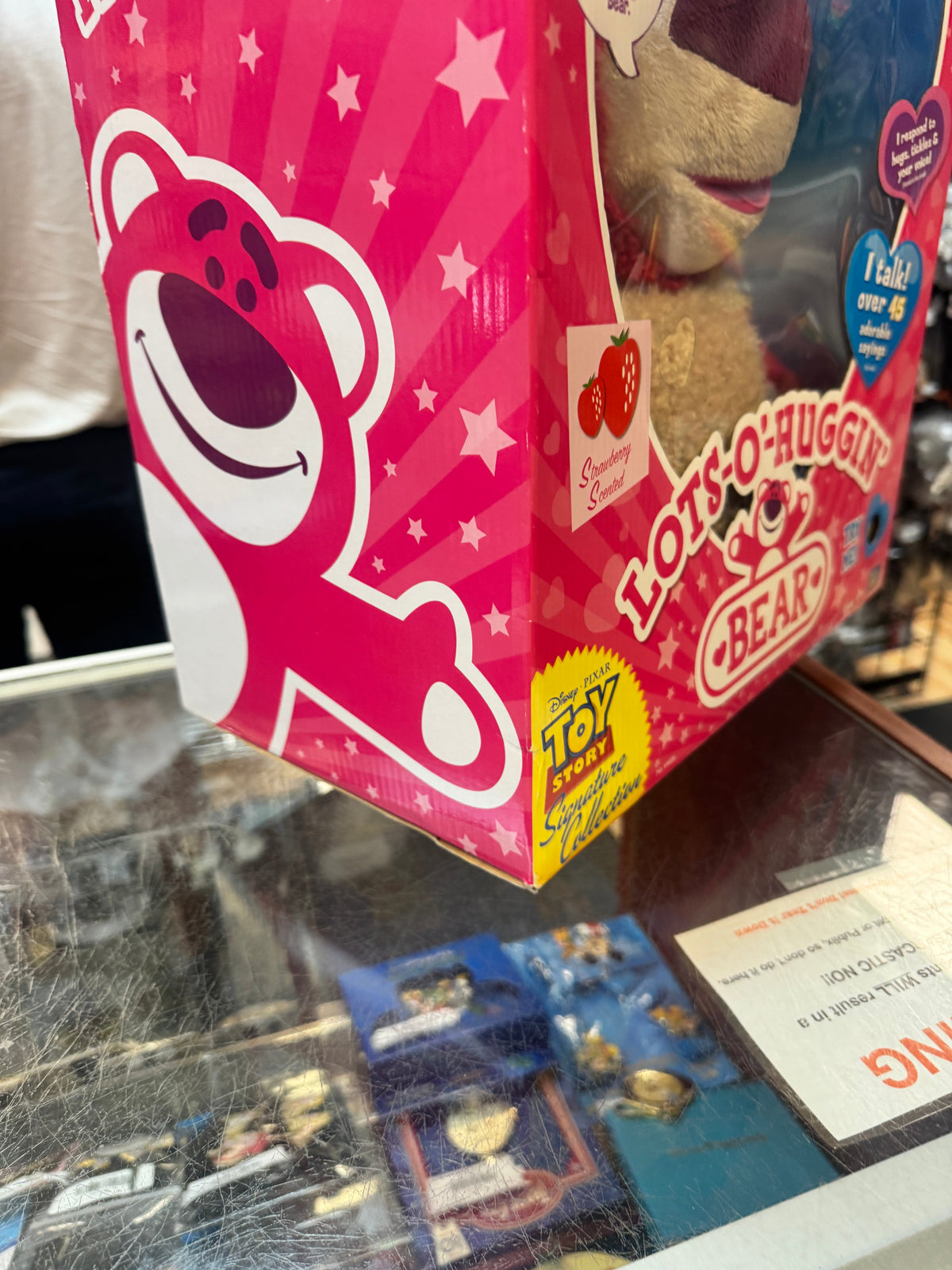 Lotso Hugging Bear (Vintage Toy Story, Thinkway) **NEW** product image 5, provided for visual reference and product detail