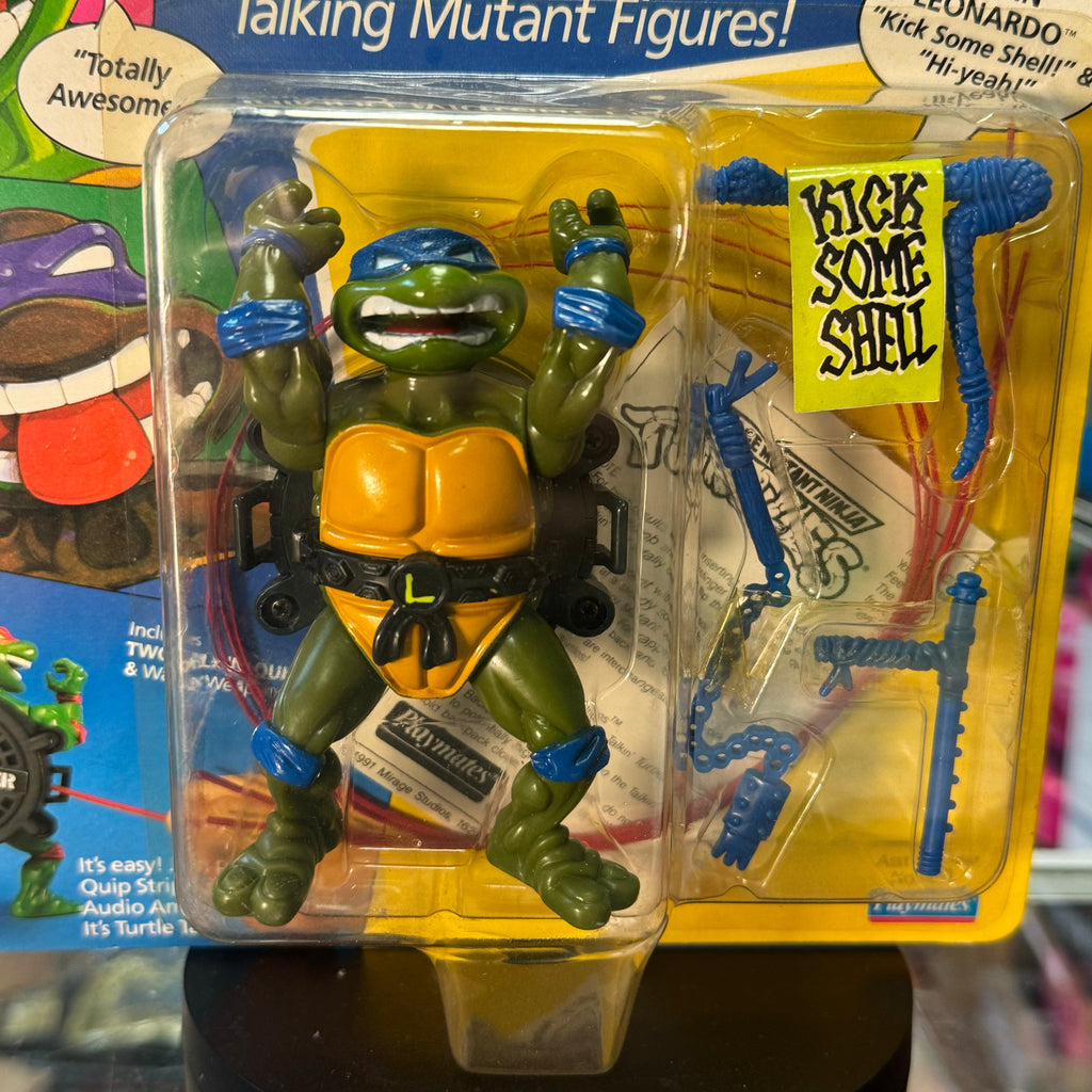 Leonardo Talkin' Turtles 5427 (Vintage TMNT Teenage Mutant Ninja Turtles, Playmates) SEALED product image 2, provided for