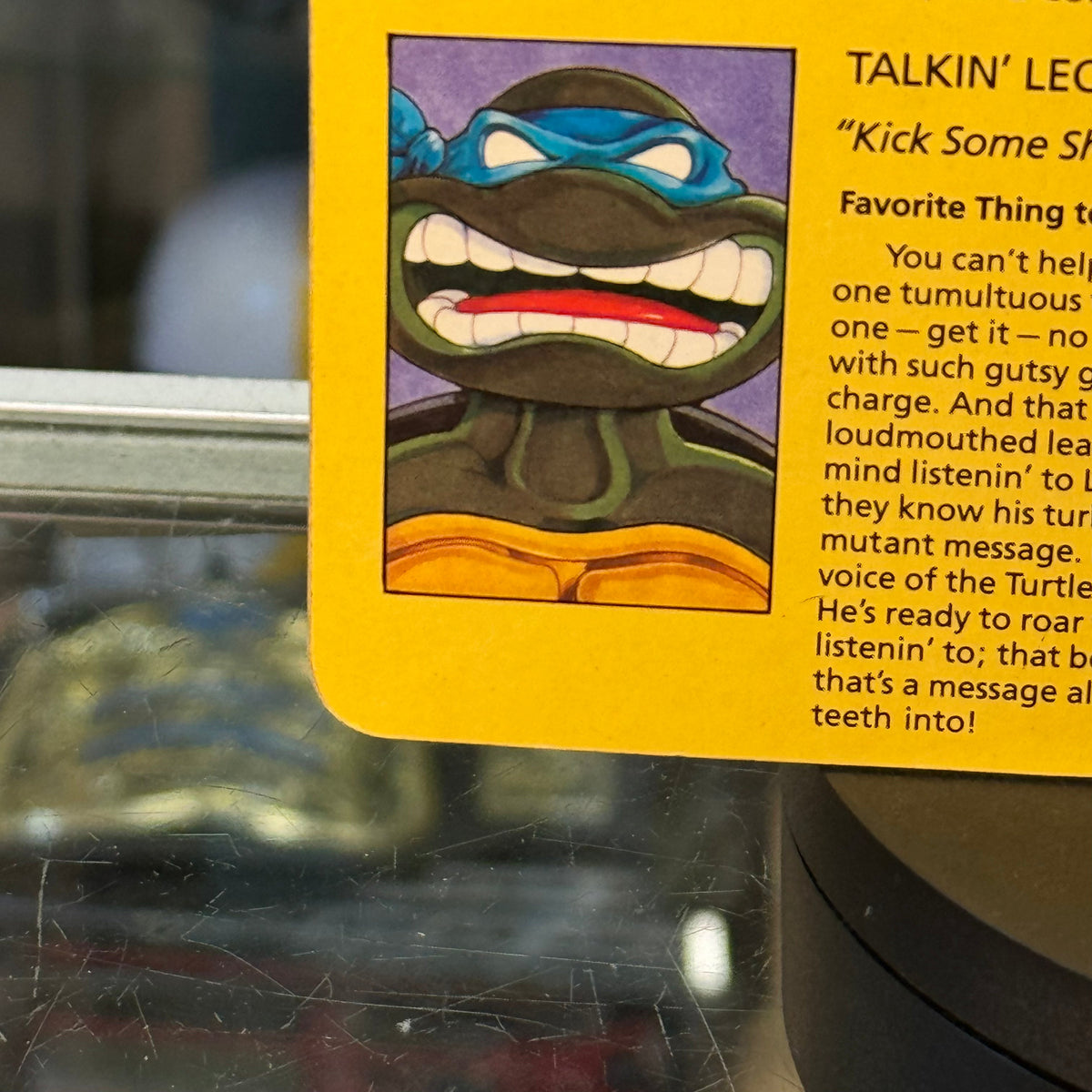 Leonardo Talkin' Turtles 5427 (Vintage TMNT Teenage Mutant Ninja Turtles, Playmates) SEALED product image 11, provided for