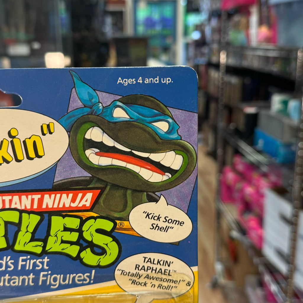 Raphael Talkin' Turtles 5432 (Vintage TMNT Teenage Mutant Ninja Turtles, Playmates) SEALED product image 3, provided for
