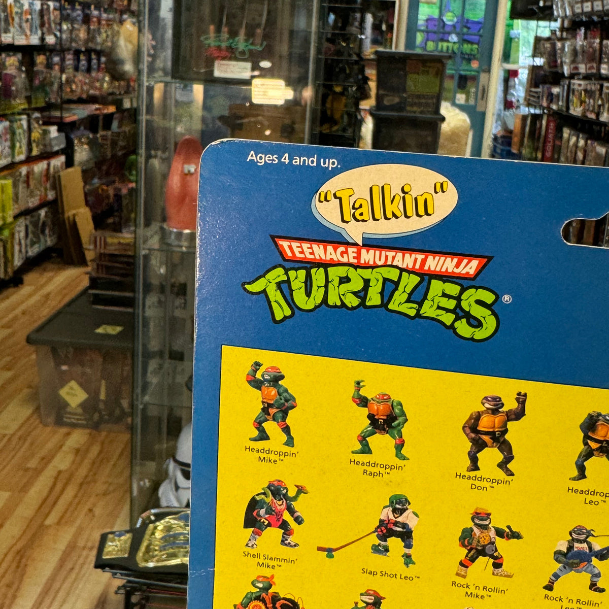 Raphael Talkin' Turtles 5432 (Vintage TMNT Teenage Mutant Ninja Turtles, Playmates) SEALED product image 7, provided for