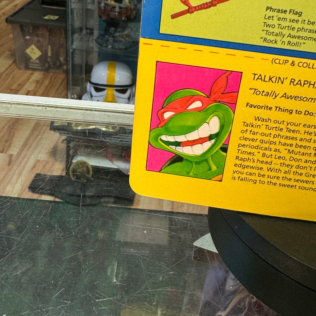 Raphael Talkin' Turtles 5432 (Vintage TMNT Teenage Mutant Ninja Turtles, Playmates) SEALED product image 10, provided for