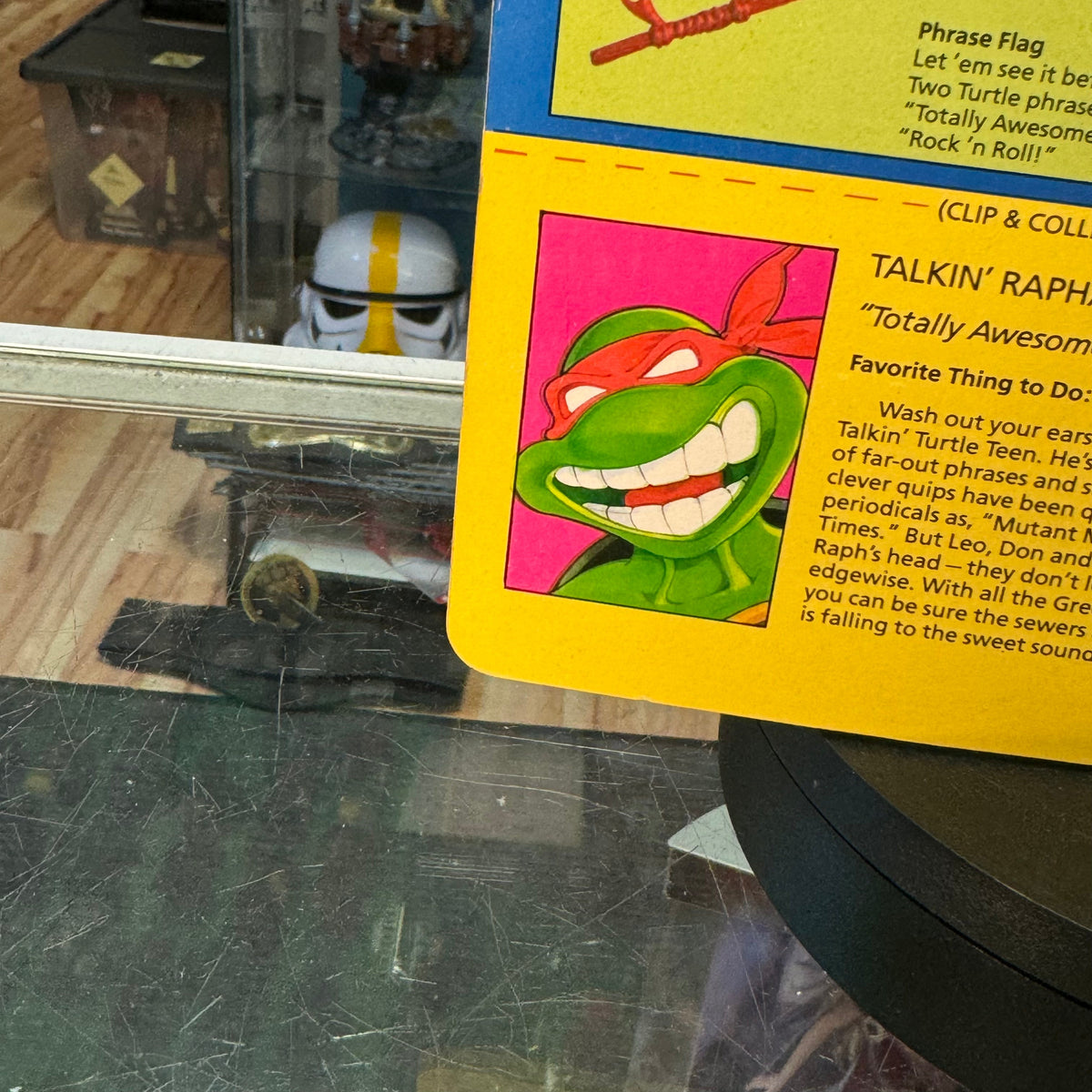 Raphael Talkin' Turtles 5432 (Vintage TMNT Teenage Mutant Ninja Turtles, Playmates) SEALED product image 10, provided for