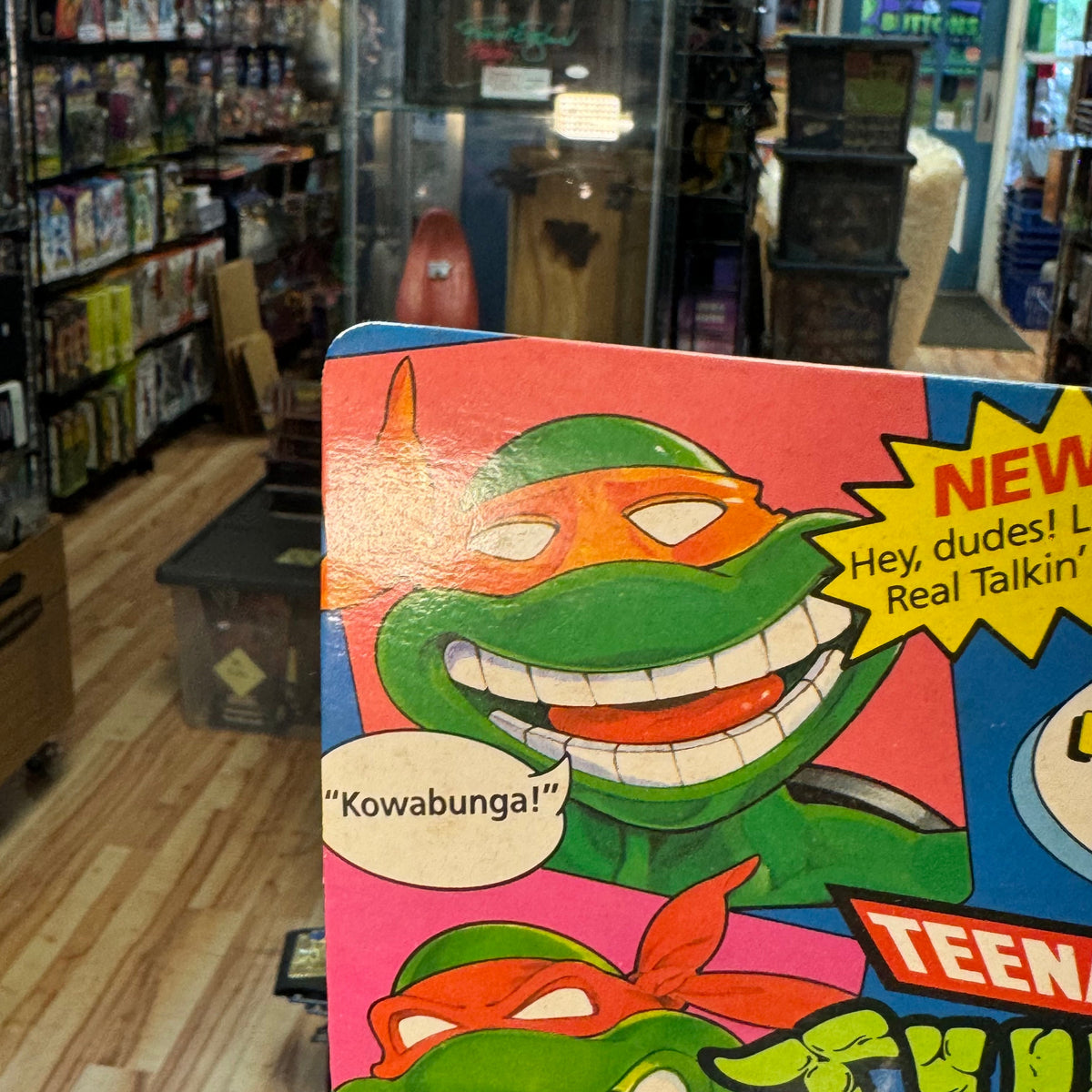Leonardo Talkin' Turtles 5430 (Vintage TMNT Teenage Mutant Ninja Turtles, Playmates) SEALED product image 3, provided for