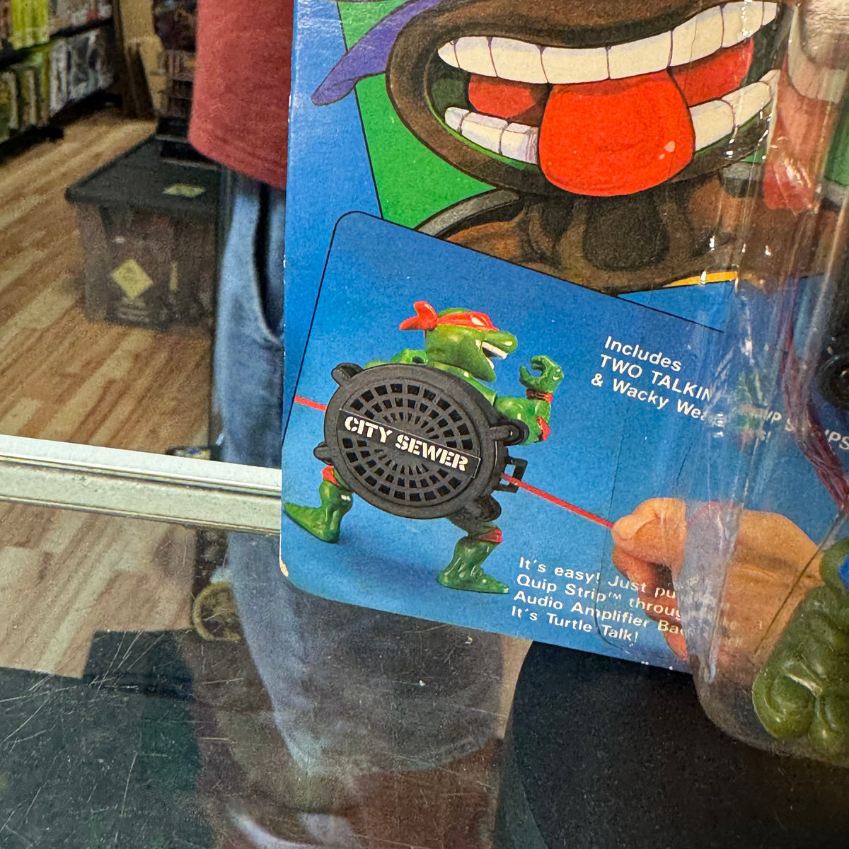 Leonardo Talkin' Turtles 5430 (Vintage TMNT Teenage Mutant Ninja Turtles, Playmates) SEALED product image 4, provided for