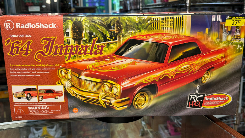 Impala 1965 Lowrder Red(Vintage RC, Radioshack) product image 7, provided for visual reference and product detail review