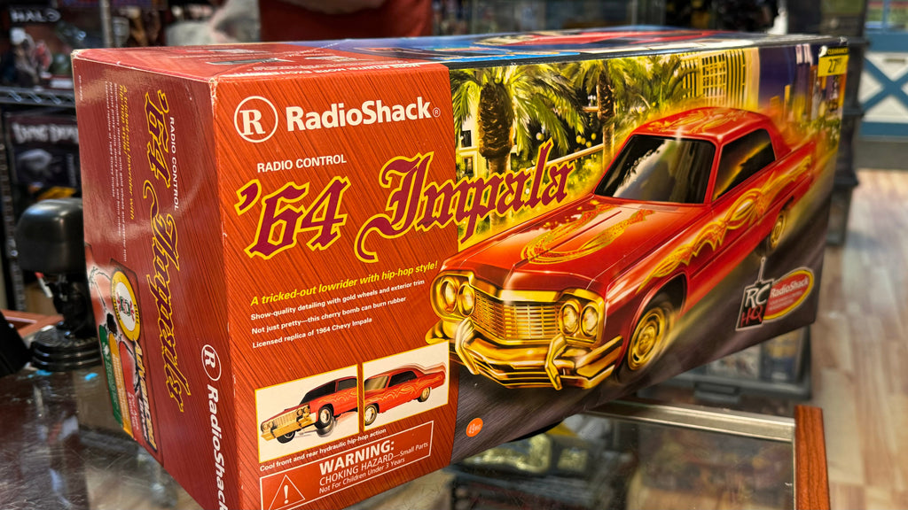 Impala 1965 Lowrder Red(Vintage RC, Radioshack) product image 10, provided for visual reference and product detail review