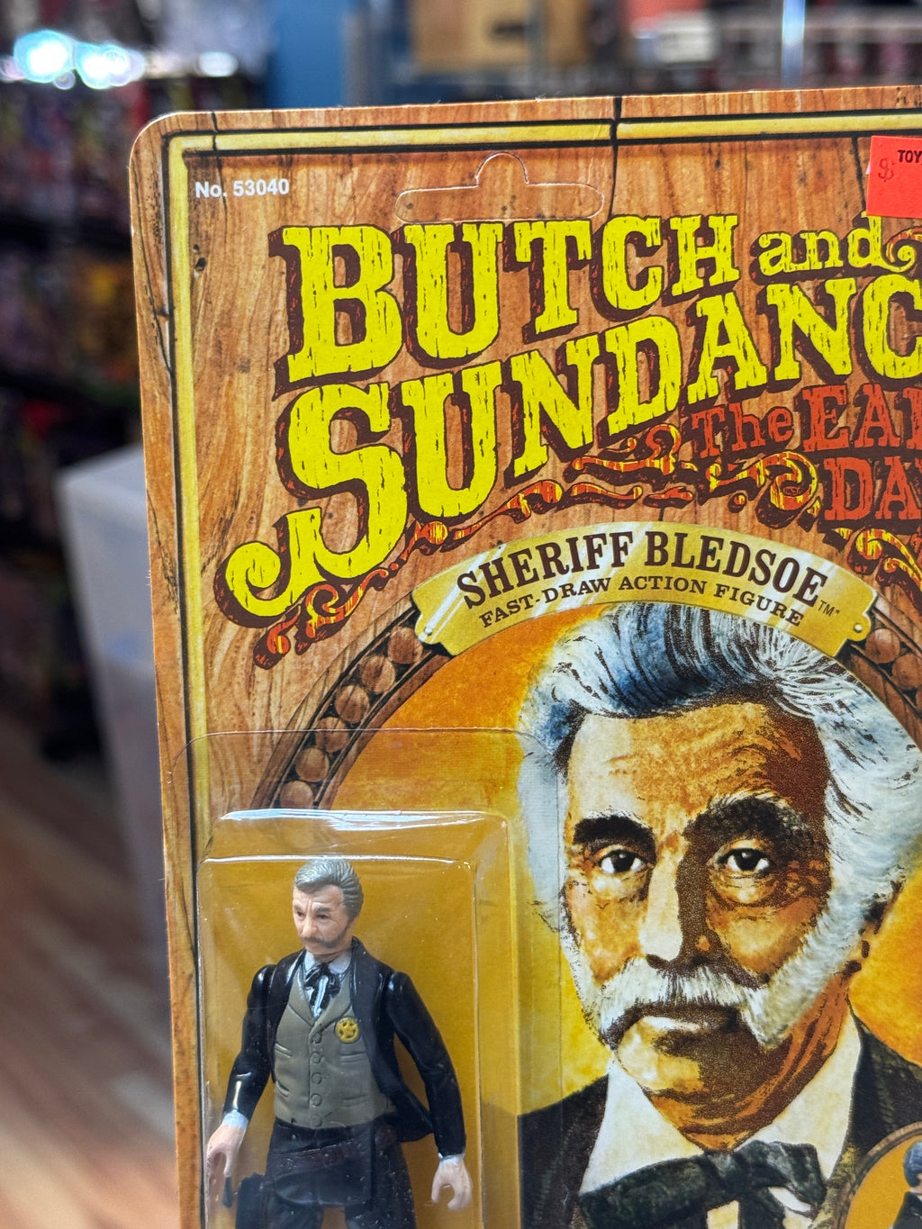 Sheriff Bledsoe 3.75 Figure (Kenner, Vintage Butch & Sundance Kid) SEALED product image 10, provided for visual reference