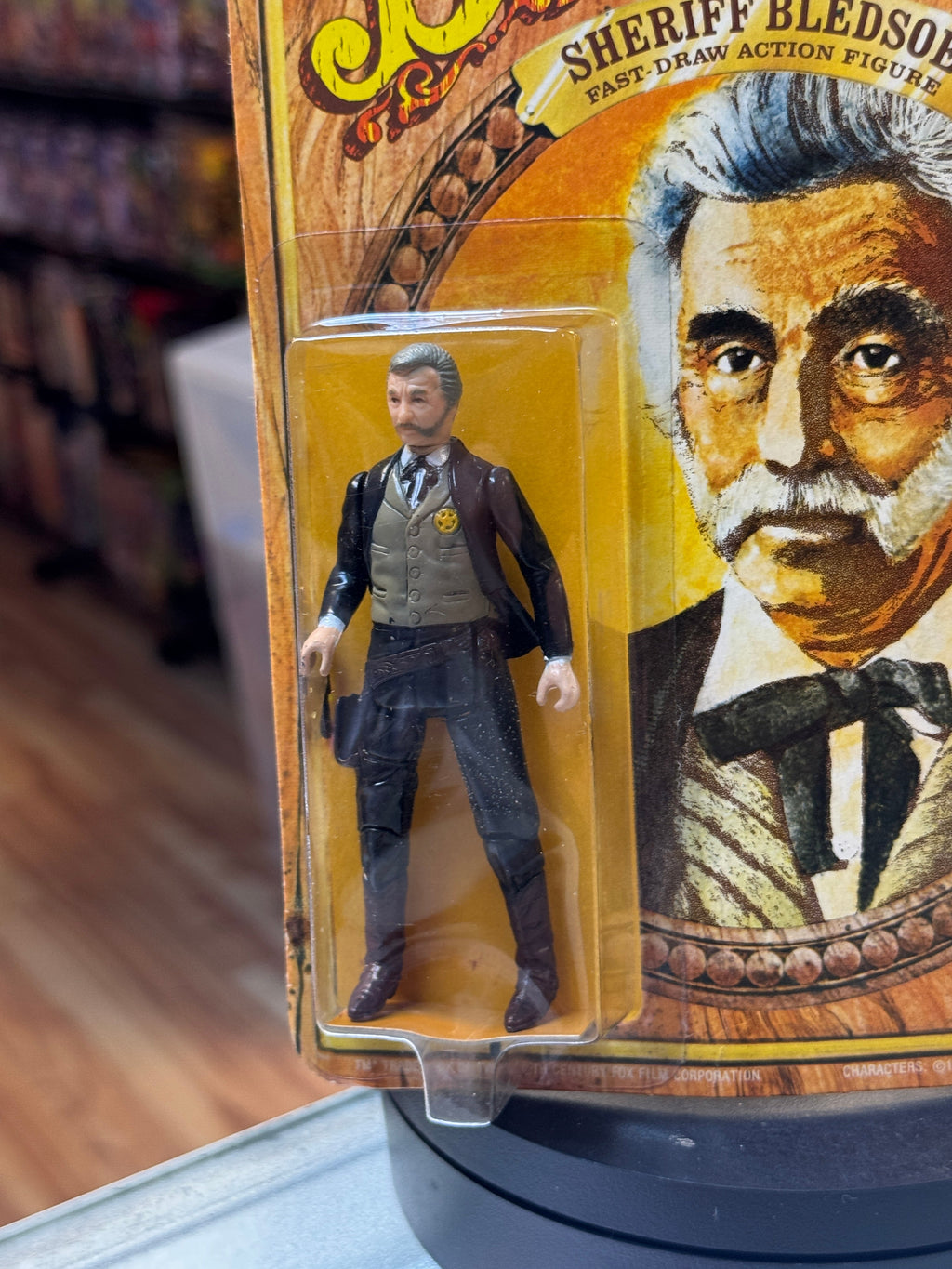 Sheriff Bledsoe 3.75 Figure (Kenner, Vintage Butch & Sundance Kid) SEALED product image 7, provided for visual reference and