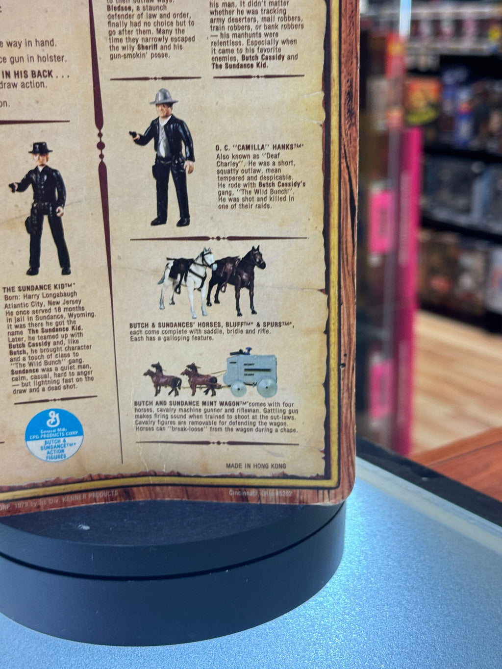 Sheriff Bledsoe 3.75 Figure (Kenner, Vintage Butch & Sundance Kid) SEALED product image 3, provided for visual reference and