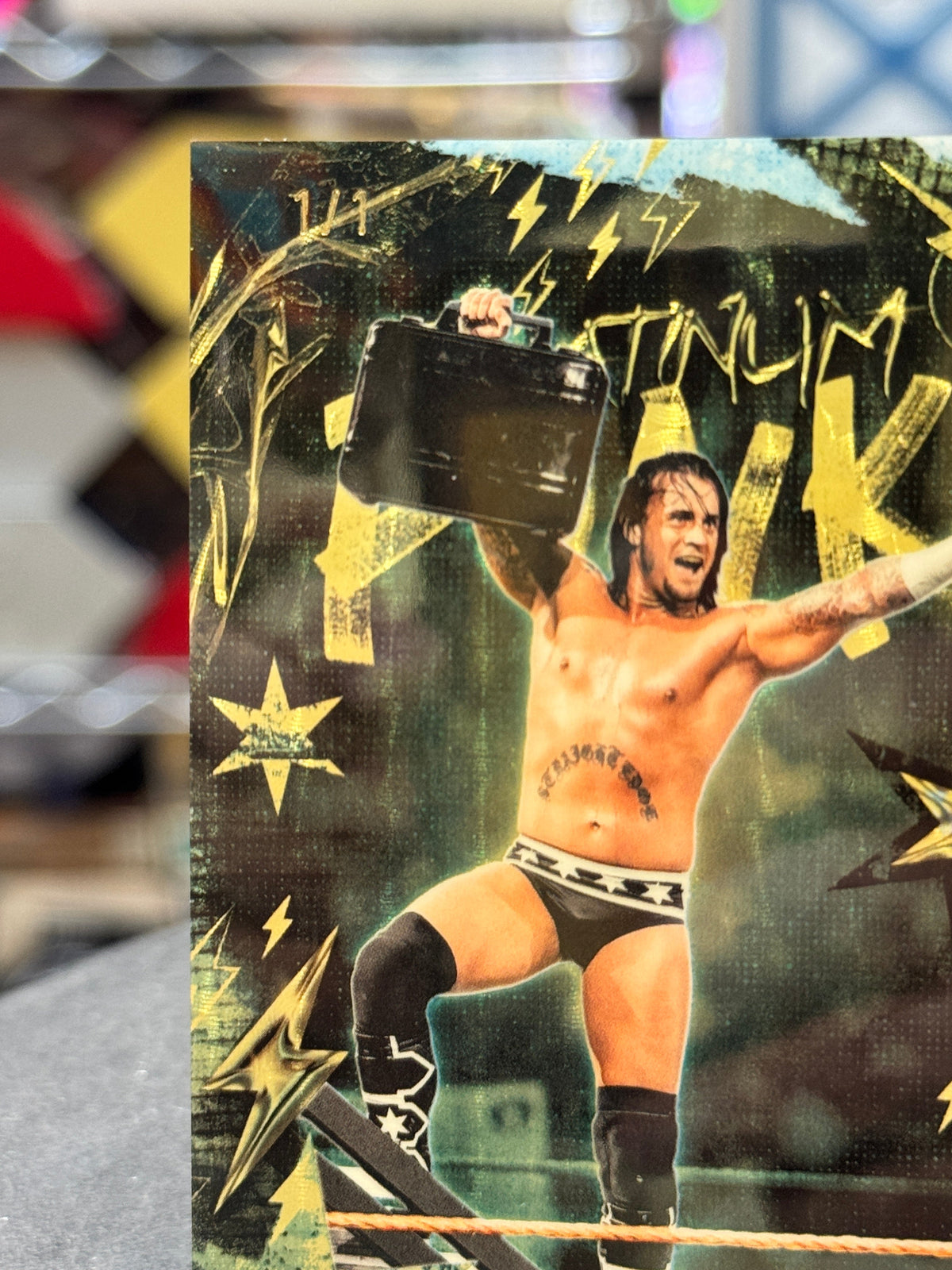 Money in the Bank CM Punk 1/1 -Platinum Punk (WWE, Topps Chrome) product image 5, provided for visual reference and product