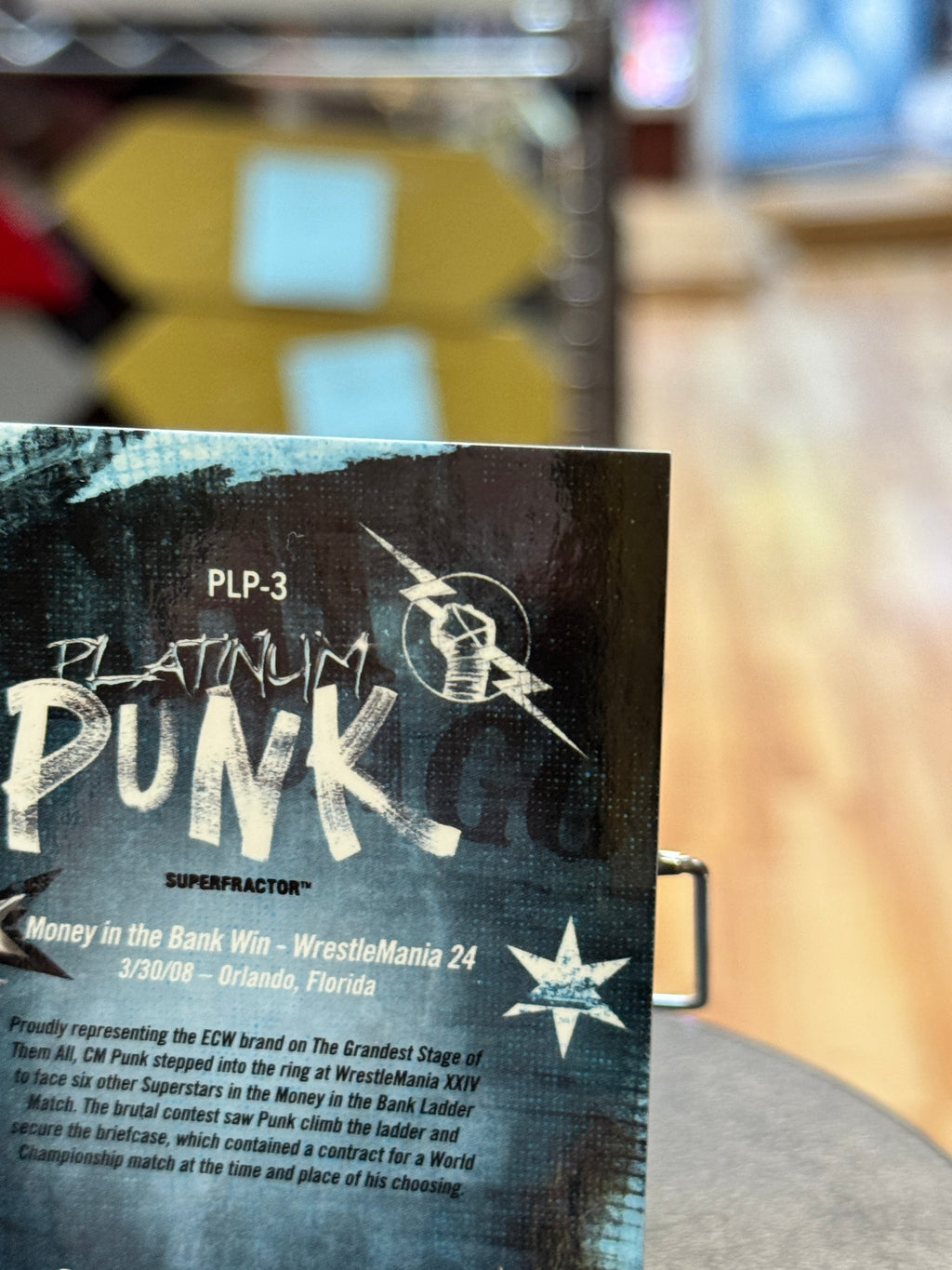 Money in the Bank CM Punk 1/1 -Platinum Punk (WWE, Topps Chrome) product image 9, provided for visual reference and product