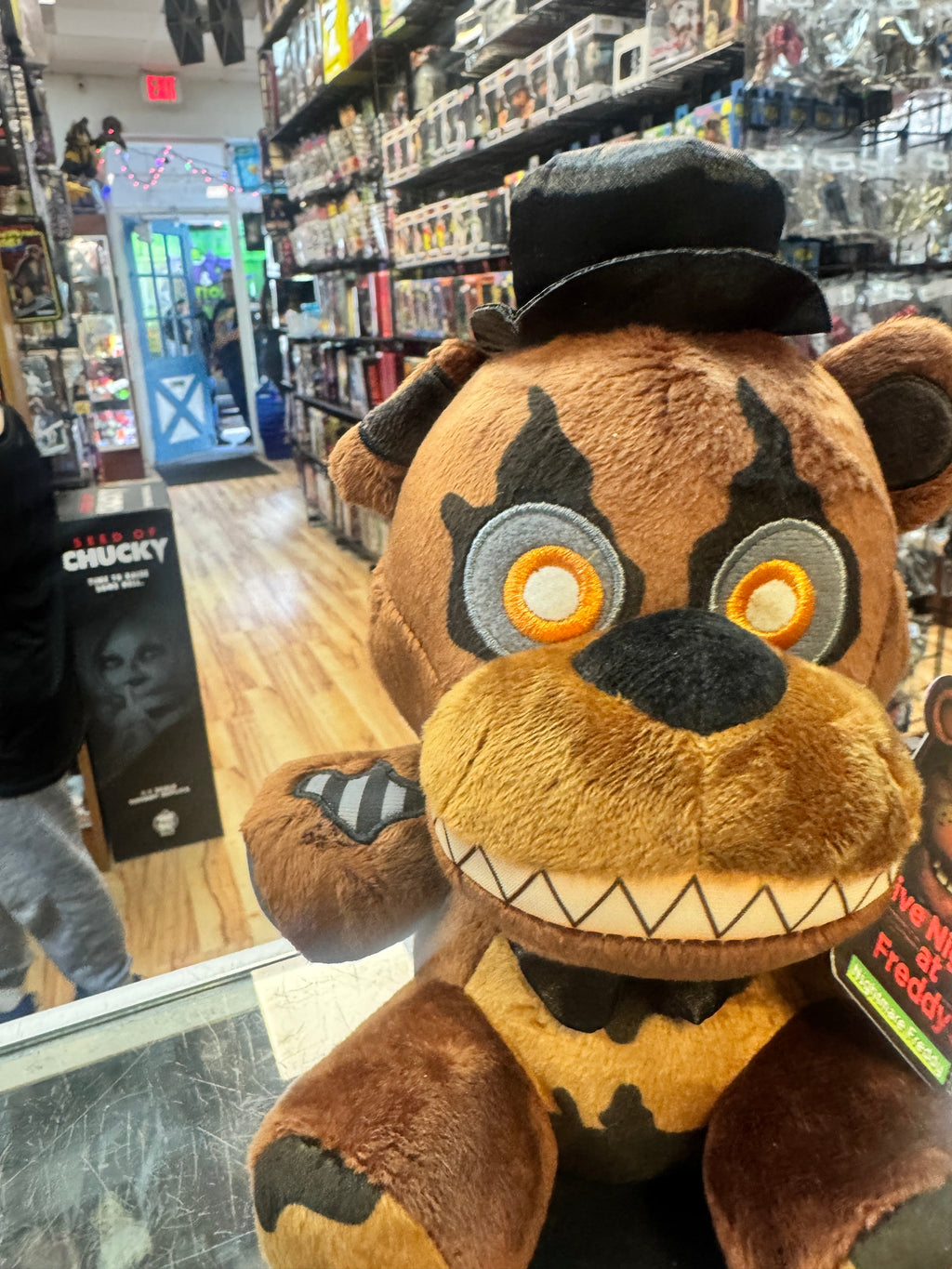 Nightmare Animatronics Freddy Fazbear (Five Nights at Freddys, Jazwares) **NEW** product image 2, provided for visual