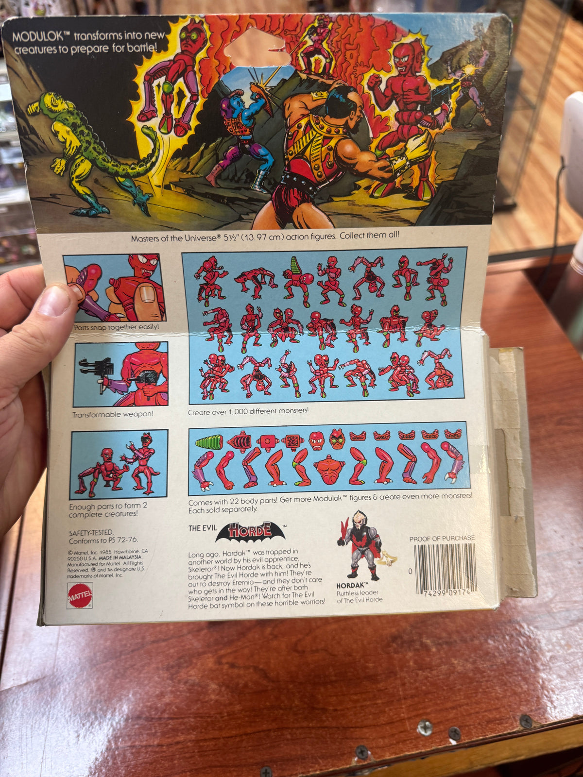 Modulok (Vintage MOTU, Mattel) **COMPLETE** product image 4, provided for visual reference and product detail review