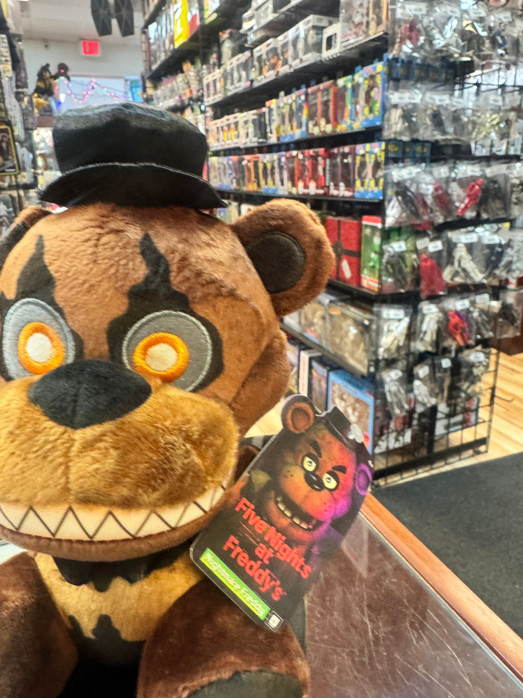 Nightmare Animatronics Freddy Fazbear (Five Nights at Freddys, Jazwares) **NEW** product image 3, provided for visual