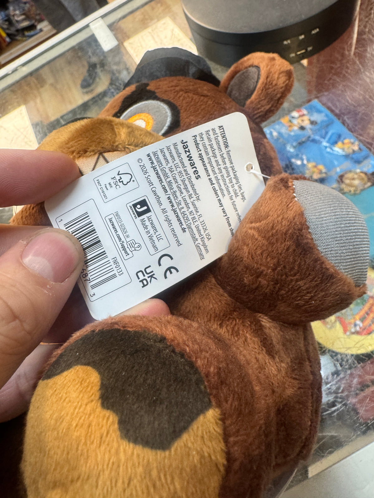 Nightmare Animatronics Freddy Fazbear (Five Nights at Freddys, Jazwares) **NEW** product image 6, provided for visual