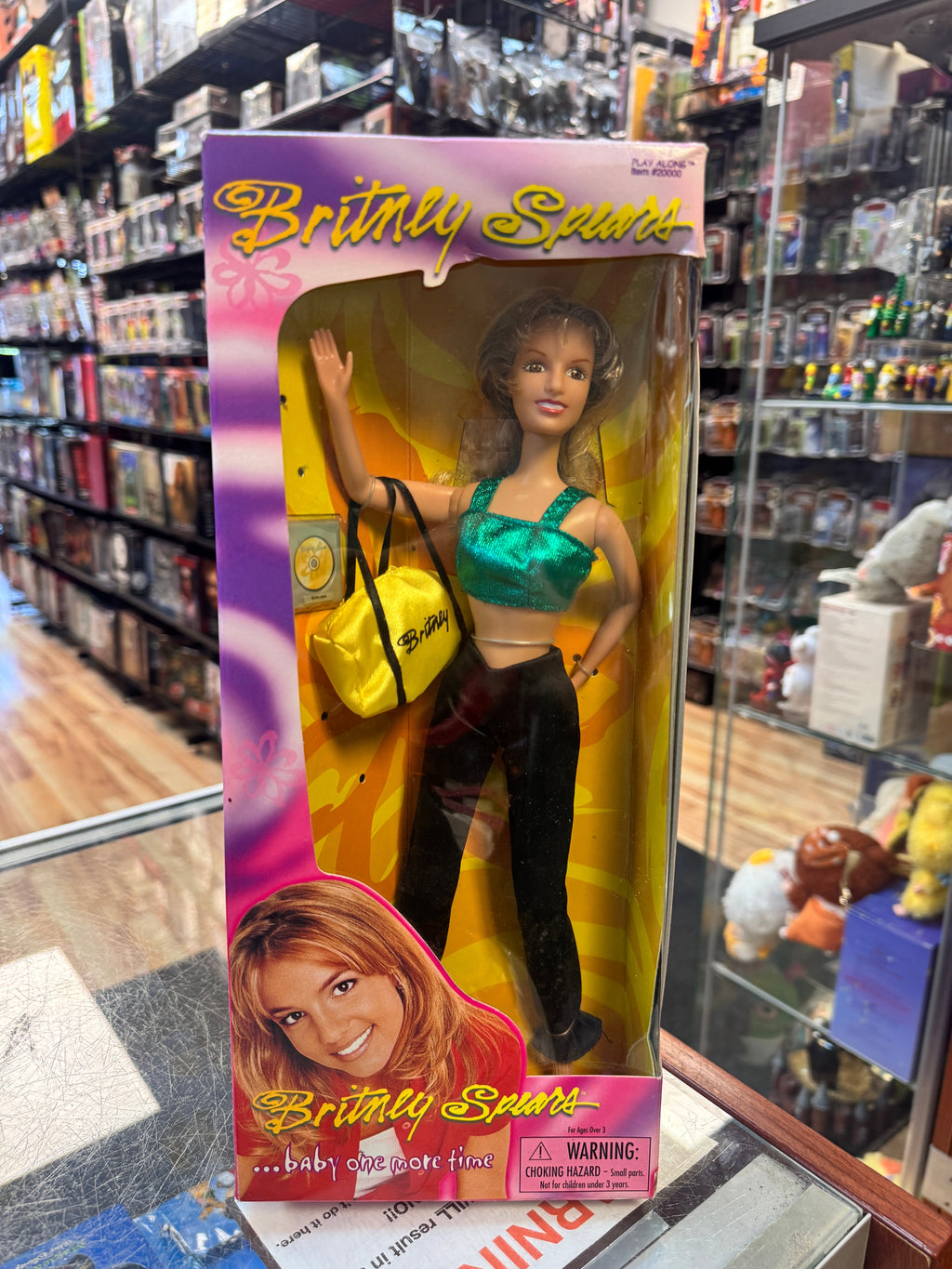 Green Top Baby One More Time (Vintage Britney Spears, Play Along) **SEALED** product image 1, provided for visual reference
