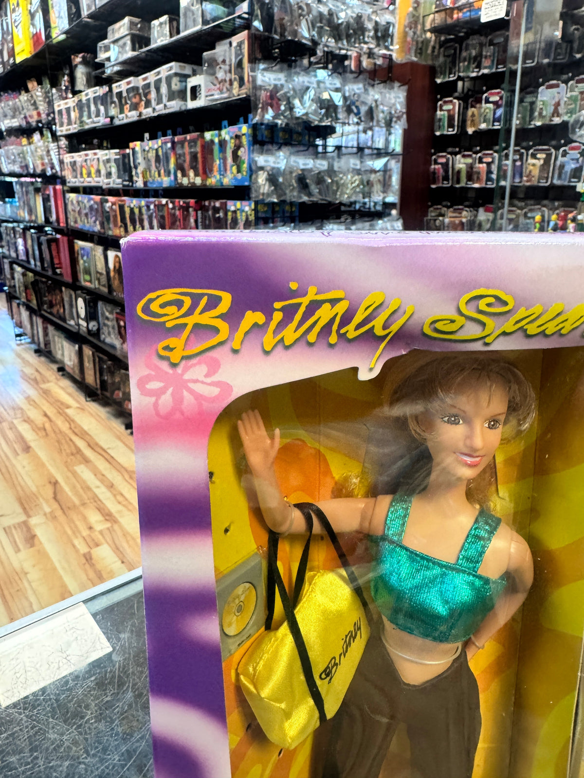 Green Top Baby One More Time (Vintage Britney Spears, Play Along) **SEALED** product image 2, provided for visual reference