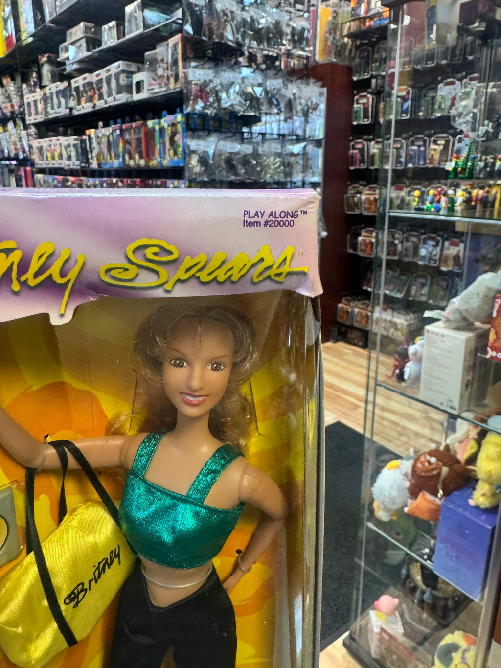 Green Top Baby One More Time (Vintage Britney Spears, Play Along) **SEALED** product image 3, provided for visual reference