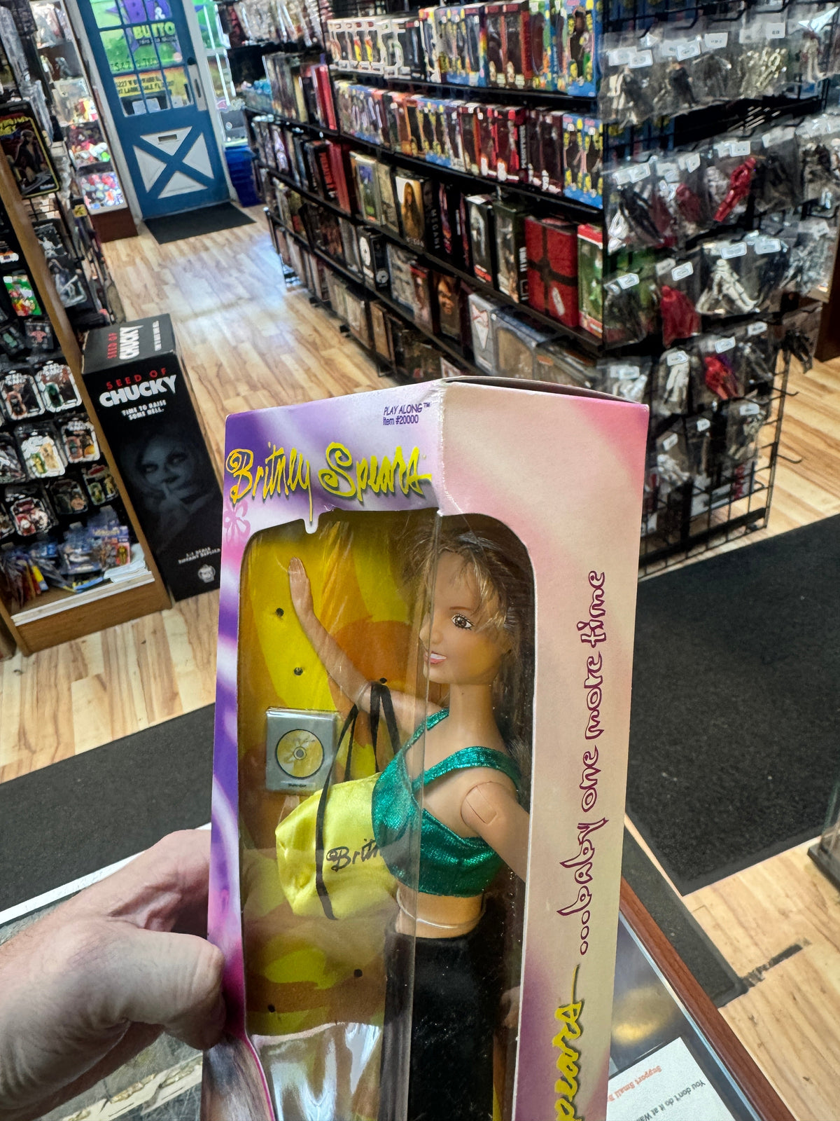 Green Top Baby One More Time (Vintage Britney Spears, Play Along) **SEALED** product image 6, provided for visual reference
