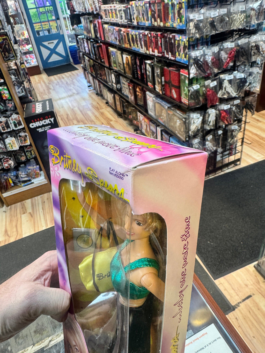 Green Top Baby One More Time (Vintage Britney Spears, Play Along) **SEALED** product image 7, provided for visual reference