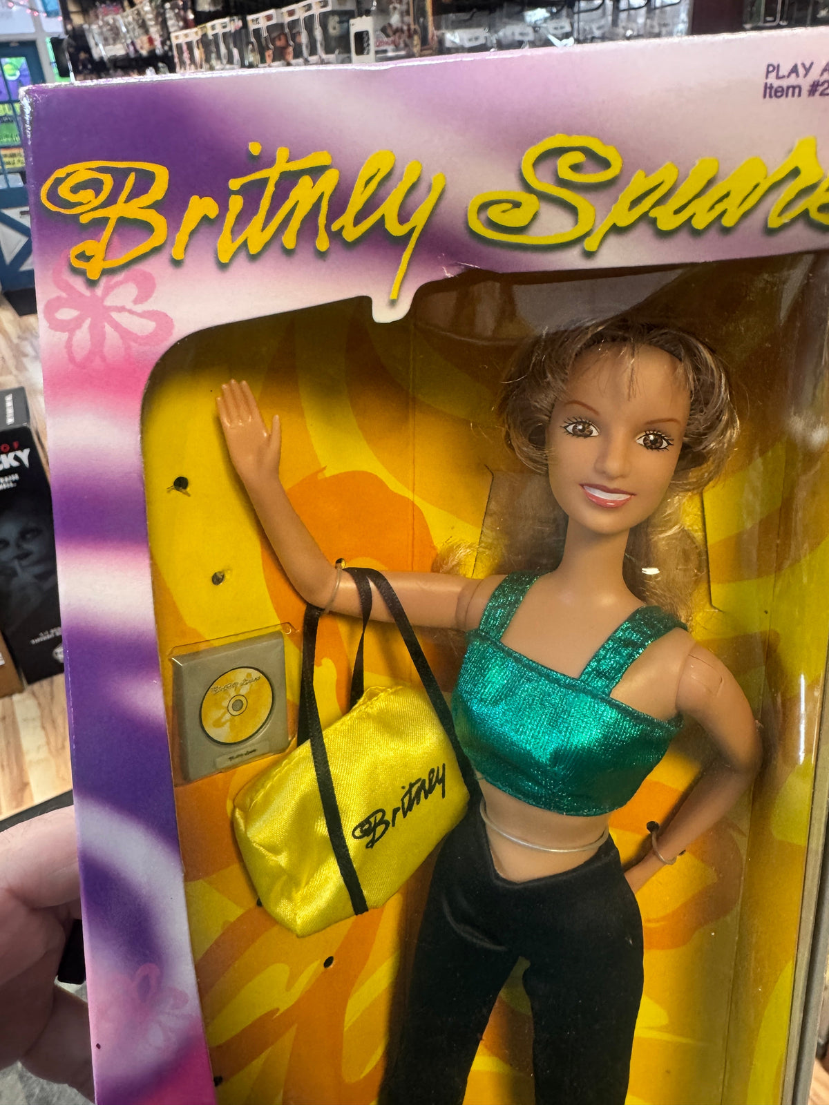 Green Top Baby One More Time (Vintage Britney Spears, Play Along) **SEALED** product image 12, provided for visual reference