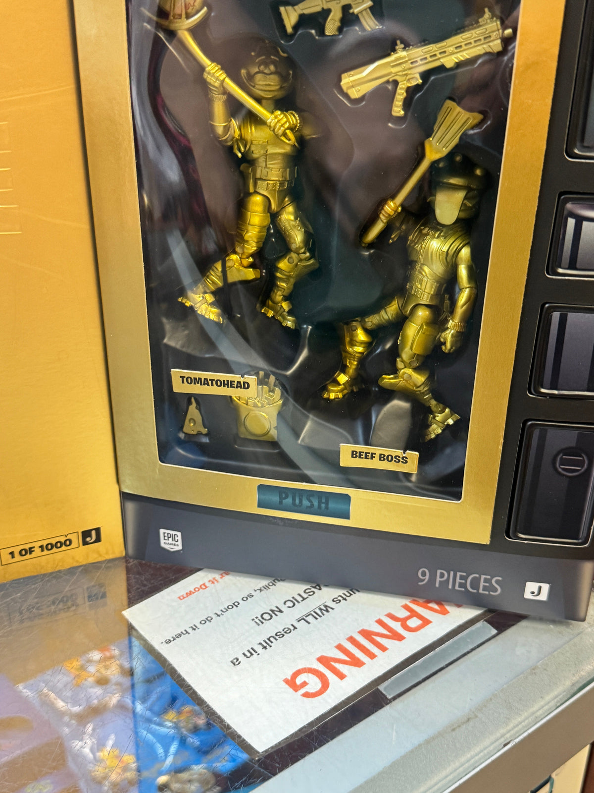 Tomatohead & Beef Boss SDCC Exclusive 1/1000 (Fortnite, Jazwares) **SEALED** product image 9, provided for visual reference