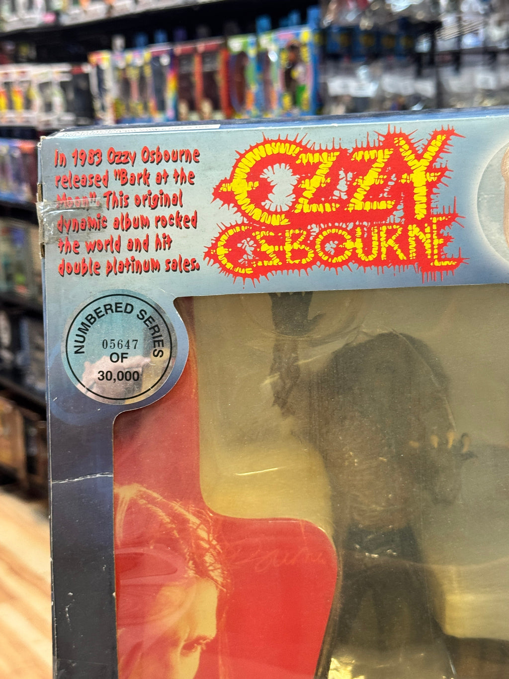 Bark at the Moon Figurine (Ozzy Osbourne, Top Shelf Collectibles) **SEALED** product image 2, provided for visual reference