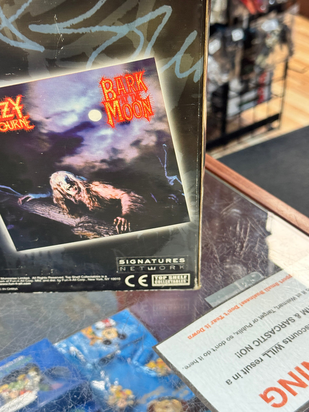 Bark at the Moon Figurine (Ozzy Osbourne, Top Shelf Collectibles) **SEALED** product image 6, provided for visual reference